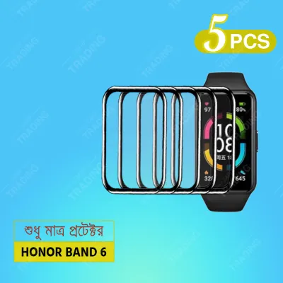 Honor Band 6 Screen Protector HD Clear Ultra Thin PMMA Full Coverage Scratch And Fingerprint Resistant